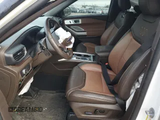 2022 Ford Explorer King Ranch z VIN 1FM5K8LC3NGA14215, wystawiony jako Copart lot #87023424 z przebiegiem Nie podano mil oraz Szkoda całkowita • Salvage title. Historia ofert i sprzedaży dostępna na DreamBid. Obrazek 7.