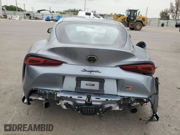 2020 Toyota GR Supra 3.0 with VIN WZ1DB4C06LW032954, listed as a Copart auction lot 62510144 with 0 mi miles and Salvage Title. Bid and sale history available at carsss.com. Image 6.