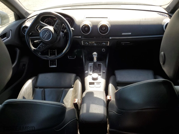 2017 Audi A3 Sportback e-tron Premium Plus with VIN WAUTPBFF7HA146009, listed as a Copart auction lot 58460494 with 124,656 mi miles and Salvage Title. Bid and sale history available at carsss.com. Image 8.