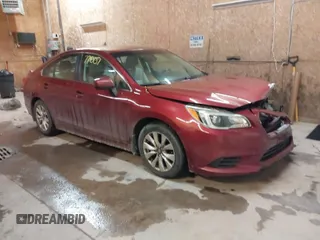 2015 Subaru Legacy 2.5i Premium with VIN 4S3BNBC6XF3055214, listed as a IAAI auction lot 41377007 with 136,509 mi miles. Bid and sale history available at carsss.com. Image 1.
