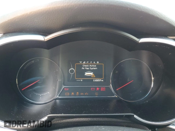 2015 Kia Optima Hybrid EX with VIN KNAGN4AD6F5091289, listed as a Copart auction lot 75161494 with 110,257 mi miles and Clean Title. Bid and sale history available at carsss.com. Image 9.