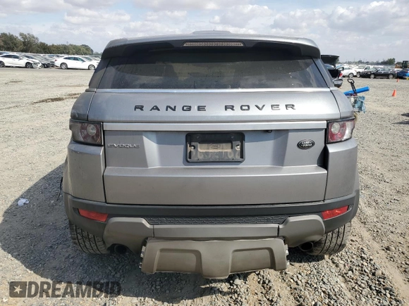 2013 Land Rover Range Rover Evoque Prestige Premium with VIN SALVV2BG3DH781058, listed as a Copart auction lot 72038914 with 0 mi miles and Salvage Title. Bid and sale history available at carsss.com. Image 6.