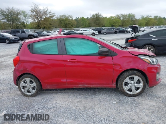 2020 Chevrolet Spark LS with VIN KL8CB6SA8LC449664, listed as a IAAI auction lot 41951655 with 33,005 mi miles. Bid and sale history available at carsss.com. Image 13.