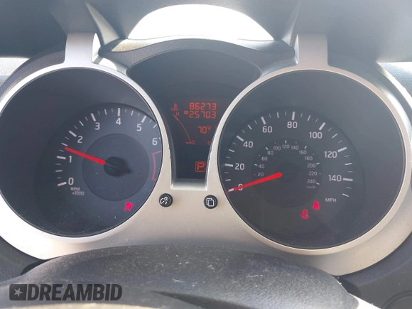 2014 Nissan Juke SL with VIN JN8AF5MV3ET358838, listed as a IAAI auction lot 41904916 with 86,273 mi miles. Bid and sale history available at carsss.com. Image 7.