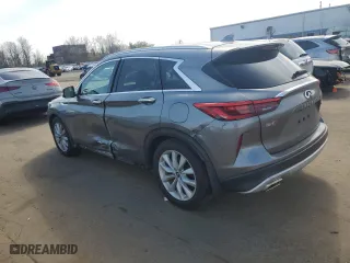 2019 Infiniti QX50 LUXE with VIN 3PCAJ5M38KF102976, listed as a Copart auction lot 53711065 with 52,673 mi miles and Salvage Title. Bid and sale history available at carsss.com. Image 2.