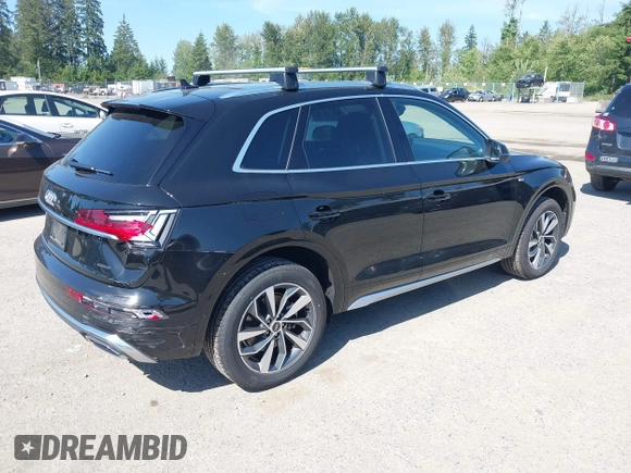 2023 Audi Q5 S line Premium Plus z VIN WA1EAAFY7P2125446, wystawiony jako IAAI lot #42374440 z przebiegiem 24 682 mil mil oraz . Historia ofert i sprzedaży dostępna na DreamBid. Obrazek 4.