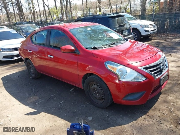 2015 Nissan Versa SV with VIN 3N1CN7AP9FL842479, listed as a IAAI auction lot 41895809 with 109,518 mi miles. Bid and sale history available at carsss.com. Image 1.
