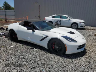 2015 Chevrolet Corvette 2LT with VIN 1G1YD3D71F5106140, listed as a Copart auction lot 61852534 with 93,008 mi miles and Salvage Title. Bid and sale history available at carsss.com. Image 4.