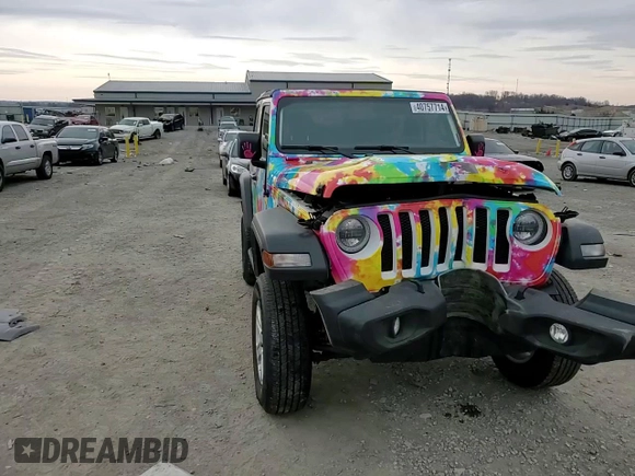 2021 Jeep Wrangler Willys with VIN 1C4HJXAG3MW637195, listed as a Copart auction lot 40757714 with 27,621 mi miles and Non repairable. Bid and sale history available at DreamBid. Image 11.