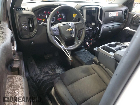 2024 Chevrolet Silverado 1500 Work Truck with VIN 3GCNAAED6RG346499, listed as a Copart auction lot 50936585 with 4,470 mi miles and Clean Title. Bid and sale history available at carsss.com. Image 8.
