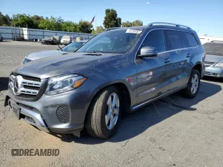 2019 Mercedes-Benz GLS with VIN 4JGDF6EE7KB231942, listed as a Copart auction lot 63784483 with 57,740 mi miles. Bid and sale history available at carsss.com. Image 1.