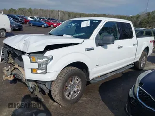 2016 Ford F-150 XLT with VIN 1FTFW1EG9GFC01505, listed as a IAAI auction lot 41534892 with 156,150 mi miles. Bid and sale history available at carsss.com. Image 2.