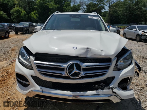 2017 Mercedes-Benz GLE 350 with VIN 4JGDA5JB6HA853368, listed as a Copart auction lot 57012235 with 165,602 mi miles and Salvage title. Bid and sale history available at DreamBid. Image 5.