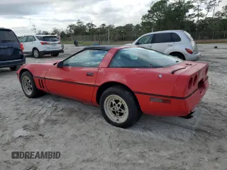 1985 Chevrolet Corvette with VIN 1G1YY0785F5102969, listed as a Copart auction lot 86548174 with 165,459 mi miles and Clean Title. Bid and sale history available at carsss.com. Image 2.