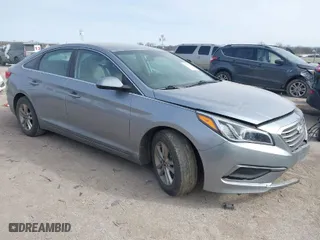 2017 Hyundai Sonata SE with VIN 5NPE24AF1HH588693, listed as a IAAI auction lot 41356233 with 1 mi miles. Bid and sale history available at carsss.com. Image 1.