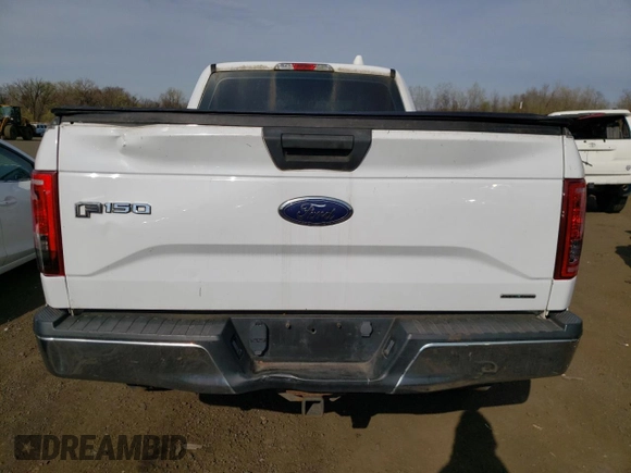 2015 Ford F-150 XLT with VIN 1FTFX1EF6FKF08396, listed as a Copart auction lot 53874515 with 125,740 mi miles and Salvage Title. Bid and sale history available at carsss.com. Image 6.