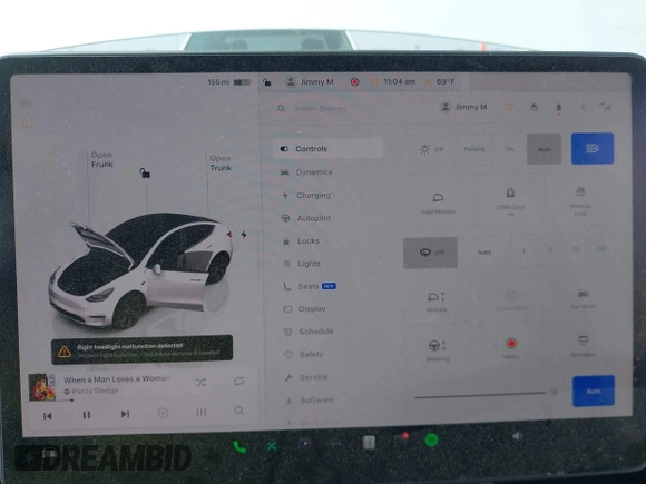 2024 Tesla Model Y with VIN 7SAYGDEDXRA300743, listed as a IAAI auction lot 41690374 with 12,446 mi miles and . Bid and sale history available at DreamBid. Image 19.