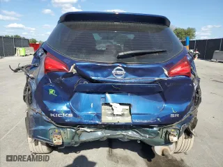 2018 Nissan Kicks SV with VIN 3N1CP5CU8JL518577, listed as a Copart auction lot 53845585 with 71,025 mi miles and Salvage Title. Bid and sale history available at carsss.com. Image 6.