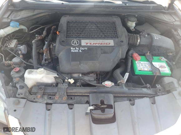 2009 Acura RDX Tech Pkg with VIN 5J8TB18599A002254, listed as a Copart auction lot 62939714 with 158,051 mi miles and Salvage Title. Bid and sale history available at carsss.com. Image 12.