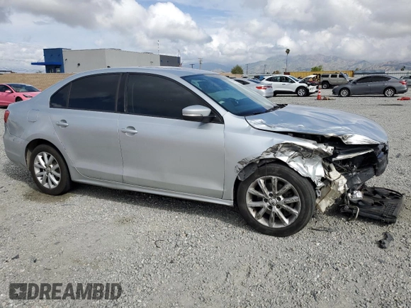 2011 Volkswagen Jetta Sedan SE w/Convenience & Sunroof PZEV with VIN 3VWDZ7AJ0BM369042, listed as a Copart auction lot 51161705 with 187,973 mi miles and Salvage Title. Bid and sale history available at carsss.com. Image 4.