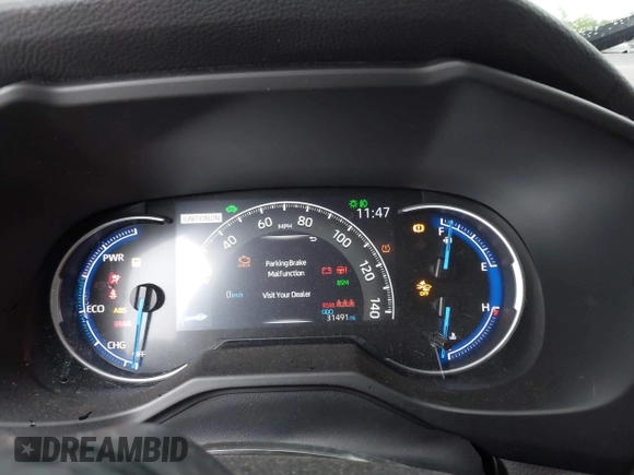 2023 Toyota RAV4 Hybrid XLE Premium with VIN 4T3B6RFV6PU126643, listed as a IAAI auction lot 42324990 with 31,491 mi miles and . Bid and sale history available at DreamBid. Image 15.