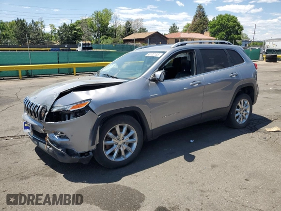 2016 Jeep Cherokee Limited z VIN 1C4PJLDB9GW221757, wystawiony jako Copart lot #60102155 z przebiegiem 114 663 mil mil oraz Szkoda całkowita • Salvage title. Historia ofert i sprzedaży dostępna na DreamBid. Obrazek 1.
