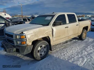 2014 Chevrolet Silverado 1500 LT with VIN 3GCUKREC0EG549588, listed as a IAAI auction lot 41370829 with 143,406 mi miles. Bid and sale history available at carsss.com. Image 2.