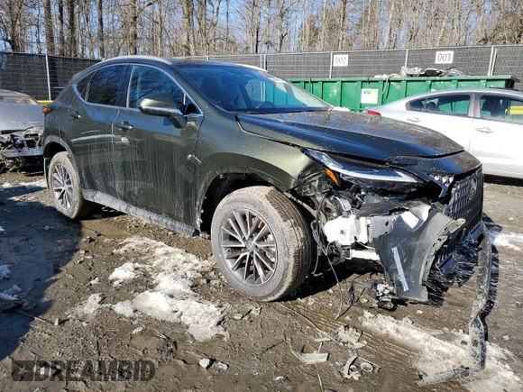 2022 Lexus NX 350 with VIN 2T2AGCEZ5NC015272, listed as a Copart auction lot 38804114 with 8,648 mi miles and . Bid and sale history available at DreamBid. Image 4.