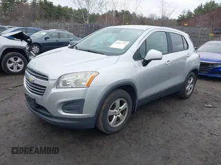 2015 Chevrolet Trax LS with VIN KL7CJPSBXFB061108, listed as a IAAI auction lot 42011714 with 160,654 mi miles and . Bid and sale history available at DreamBid. Image 2.