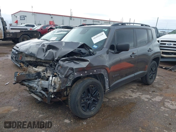 2018 Jeep Renegade Sport z VIN ZACCJBAB8JPH46701, wystawiony jako IAAI lot #41959310 z przebiegiem 164 528 mil mil oraz . Historia ofert i sprzedaży dostępna na DreamBid. Obrazek 2.