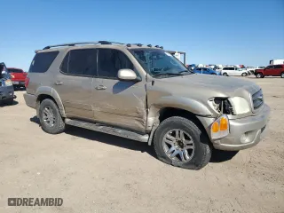 2004 Toyota Sequoia SR5 with VIN 5TDZT34A34S233800, listed as a Copart auction lot 46986385 with 236,549 mi miles and Salvage Title. Bid and sale history available at carsss.com. Image 4.