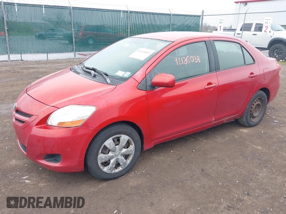 2008 Toyota Yaris with VIN JTDBT923684018504, listed as a IAAI auction lot 42126033 with 206,585 mi miles. Bid and sale history available at carsss.com. Image 2.