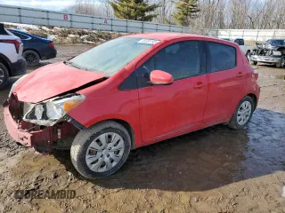 2014 Toyota Yaris L with VIN VNKKTUD3XEA010412, listed as a Copart auction lot 46306195 with 140,270 mi miles and Clean Title. Bid and sale history available at carsss.com. Image 1.