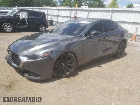 2021 Mazda 3 2.5 Turbo with VIN JM1BPBAY1M1316110, listed as a Copart auction lot 56730204 with 44,168 mi miles and Salvage Title. Bid and sale history available at DreamBid. Image 1.