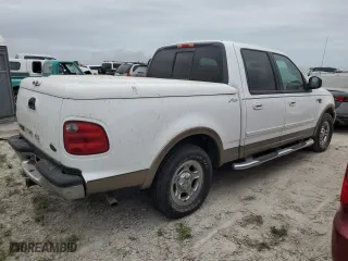 2001 Ford F-150 SuperCrew XLT with VIN 1FTRW07L21KC11325, listed as a Copart auction lot 75566394 with 0 mi miles and Non Repairable. Bid and sale history available at carsss.com. Image 3.