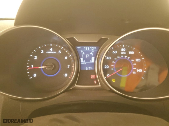 2015 Hyundai Veloster with VIN KMHTC6AD1FU245234, listed as a Copart auction lot 48057145 with 79,570 mi miles and Salvage Title. Bid and sale history available at carsss.com. Image 9.