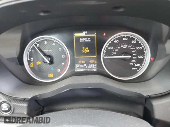2023 Subaru Forester Premium with VIN JF2SKAEC1PH539820, listed as a Copart auction lot 61533035 with 21,518 mi miles and Salvage title. Bid and sale history available at DreamBid. Image 9.