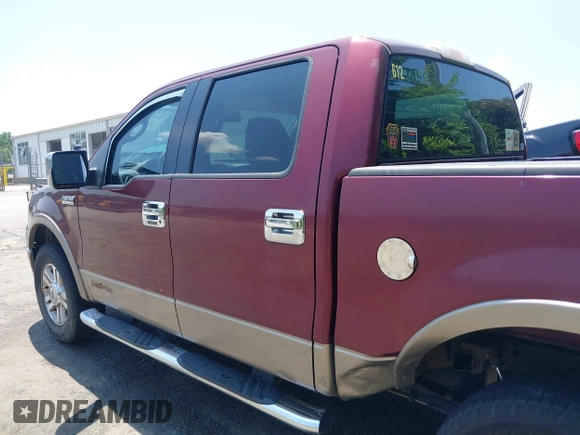 2006 Ford F-150 XLT with VIN 1FTPW14V66FB58907, listed as a IAAI auction lot 42443351 with 248,376 mi miles and . Bid and sale history available at DreamBid. Image 14.