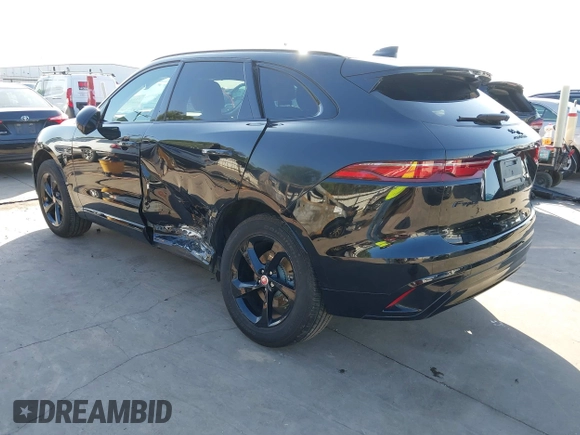 2023 Jaguar F-Pace S with VIN SADCJ2EX0PA717728, listed as a IAAI auction lot 41854387 with 16,919 mi miles and . Bid and sale history available at DreamBid. Image 3.