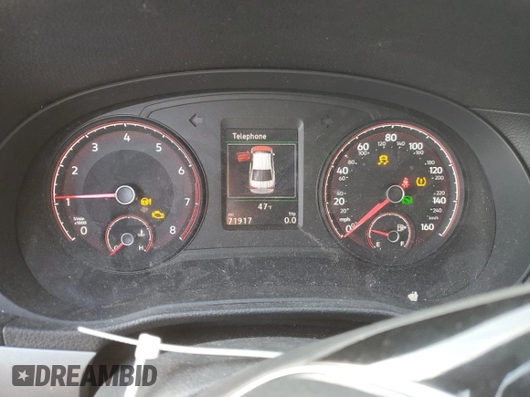 2021 Volkswagen Passat SE with VIN 1VWSA7A36MC013487, listed as a Copart auction lot 47093925 with 71,917 mi miles and Salvage title. Bid and sale history available at DreamBid. Image 9.
