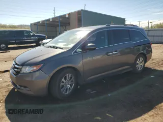 2016 Honda Odyssey EX-L with VIN 5FNRL5H68GB140295, listed as a Copart auction lot 53744385 with 171,985 mi miles and Salvage Title. Bid and sale history available at carsss.com. Image 1.