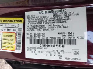 2013 Ford Fusion SE с VIN 3FA6P0HRXDR298948, выставлен на аукционе IAAI как лот 42644569 с пробегом 193 332 миль миль и . История ставок и продаж доступна на DreamBid. Изображение 9.