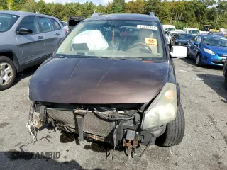 2007 Nissan Quest S with VIN 5N1BV28U67N123369, listed as a Copart auction lot 73478264 with 0 mi miles and Salvage Title. Bid and sale history available at carsss.com. Image 5.