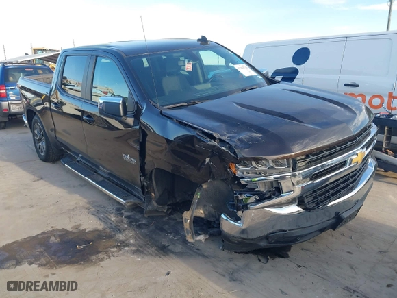 2019 Chevrolet Silverado 1500 LT with VIN 3GCPWCED4KG157393, listed as a IAAI auction lot 41363716 with 91,021 mi miles. Bid and sale history available at carsss.com. Image 1.