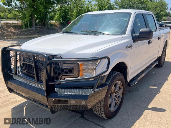 2018 Ford F-150 XL with VIN 1FTFW1EG1JKF37681, listed as a Copart auction lot 61414165 with 152,835 mi miles and Clean title. Bid and sale history available at DreamBid. Image 2.