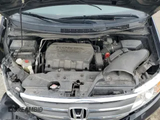 2013 Honda Odyssey EX-L with VIN 5FNRL5H61DB019930, listed as a Copart auction lot 54666775 with 175,300 mi miles and Salvage title. Bid and sale history available at DreamBid. Image 12.