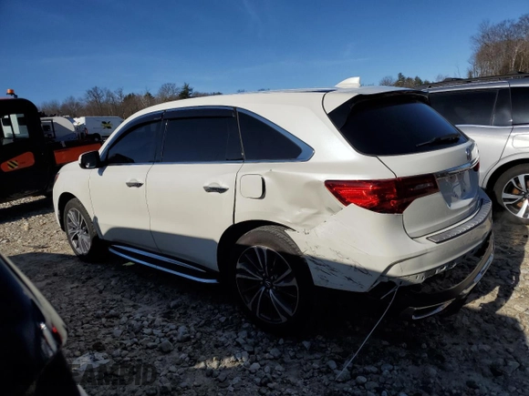2018 Acura MDX Technology z VIN 5J8YD3H57JL007621, wystawiony jako Copart lot #42009205 z przebiegiem 71 436 mil mil oraz Nie do naprawy • Non repairable. Historia ofert i sprzedaży dostępna na DreamBid. Obrazek 2.