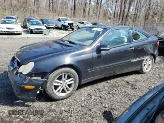 2003 Mercedes-Benz C 230 Kompressor with VIN WDBRN40JX3A418779, listed as a Copart auction lot 49989295 with 154,813 mi miles and Salvage title. Bid and sale history available at DreamBid. Image 1.