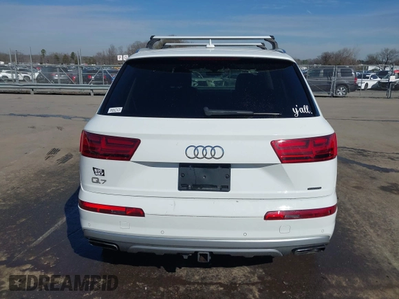 2017 Audi Q7 Premium Plus with VIN WA1LHAF71HD049724, listed as a IAAI auction lot 41405955 with 117,741 mi miles and . Bid and sale history available at DreamBid. Image 16.