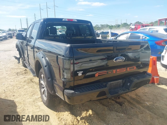 2019 Ford F-150 XL with VIN 1FTEW1C51KFB59272, listed as a IAAI auction lot 41620215 with 132,134 mi miles and . Bid and sale history available at DreamBid. Image 3.